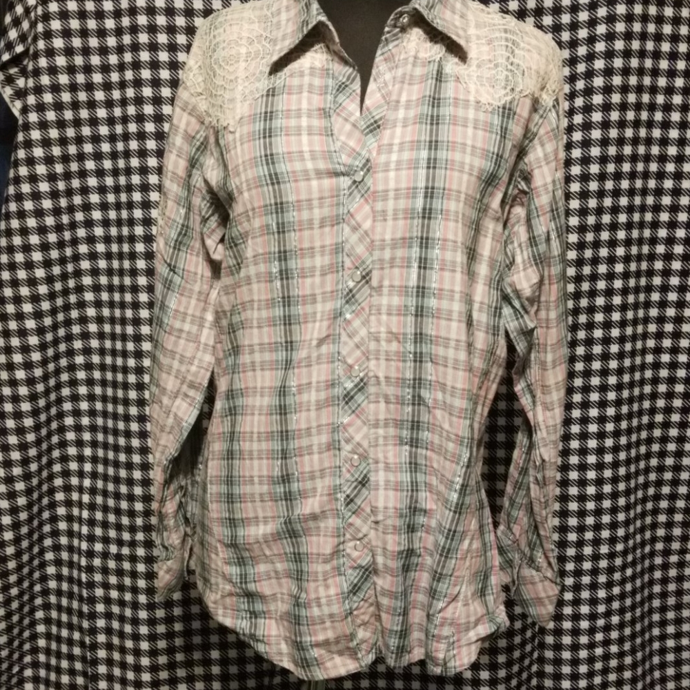 Rock 47 size large western shirt